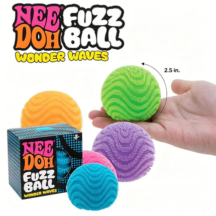 Schylling NeeDoh Fuzz Ball Series Stress Relief Toys Suitable Desktop Ornament For People Under Pressure Fun Soft Stress Ball