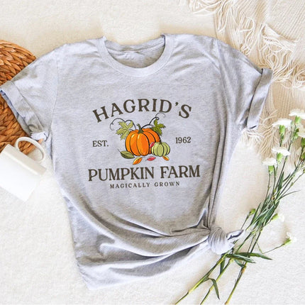 Hagrid's Pumpkin Patch T-shirt Fall Halloween Shirt Thanksgiving 2024 Tee Halloween Shirts Magic Shirts Book Lover Gifts
