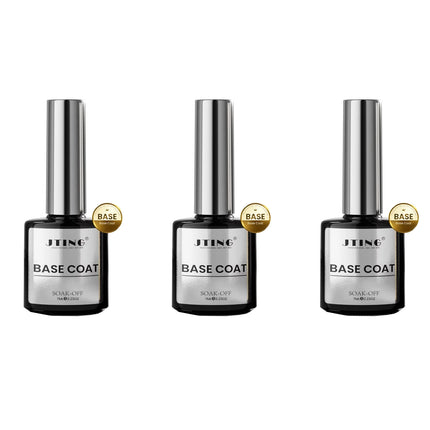 JTING 1/3/5pc 7ml Clear Base Top Coat Gel Polish Uv Semi Permanent Nail Polish  Long Lasting Glass Top Coat  Base Coat