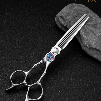 Titan CNC Skill 5.5,6.0inch Hairdress Professional Barber Tools Hair Salon Cutting Thinning Hair Scissors