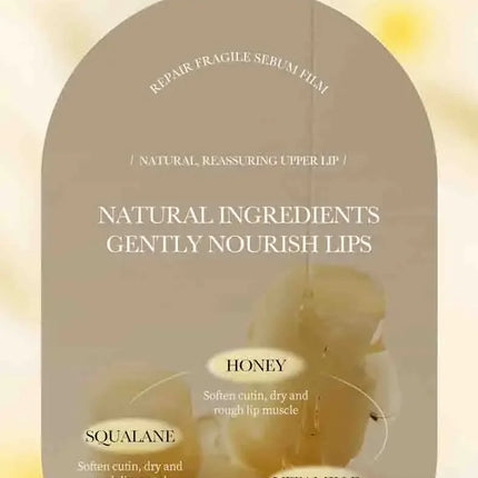 BIOAQUA Vitamin E Honey Lip Balm Moisturizing Anti Cracking Nourishing Nourishing Lipstick Lips Skin Care Products