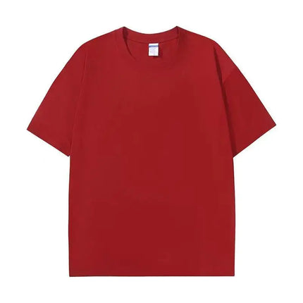 Customized Printed Leisure T-Shirt Tee DIY Your Own Design Like Photo Or Logo White T-shirt Fashion Custom Men's Tops T-shirt