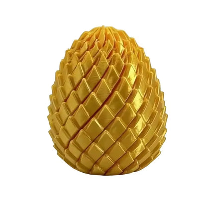 Fun 3D Printed Dragon Egg Spinning Fidget Toy Stress Relief Stretchable Deformable Sensory Fingertip Toy for Adults Kids Gifts