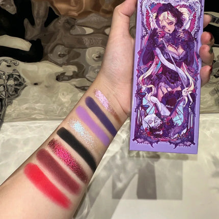 Narimi 10 Color Highly Pigmented Eyeshadow Palette Matte Shimmer Easy Halo-dye Eye Shadow Long Lasting Natural Colors Eye Makeup