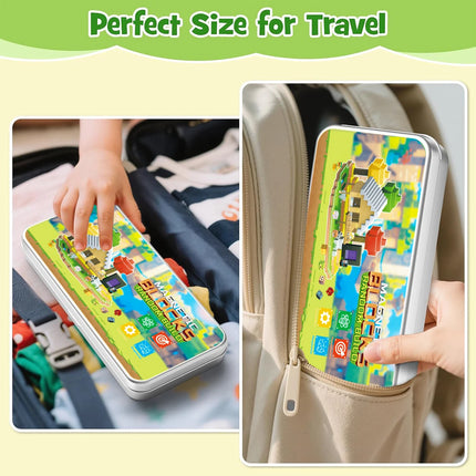 35PCS Magnetic Building Blocks Farm Set for Age 3+ DIY Model Children STEM Educational Sensory Toy With Iron Box
