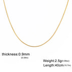 0.9mm Gold color / 60cm