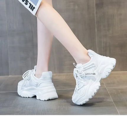 Women's Shoes Casual Shoes Spring Sneakers Platform Woman-shoes Tennis Female Fashion Thick Sole 2024 Roses Trainers Increased I
