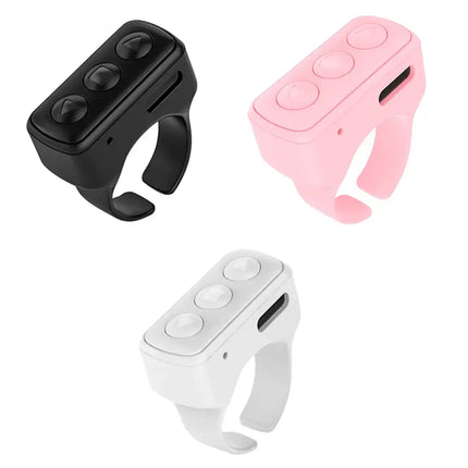 Page Turner Mini Multifunction Fingertip Controller Scrolling Button Ring Fingertip for Selfie Button Camera Shutter Smartphones