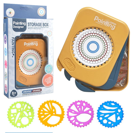 Spirograph Drawing Toys, Geometric Drawing Art Set Classic Gear Design Special-shaped Ruler Creative Painting Template Gifts