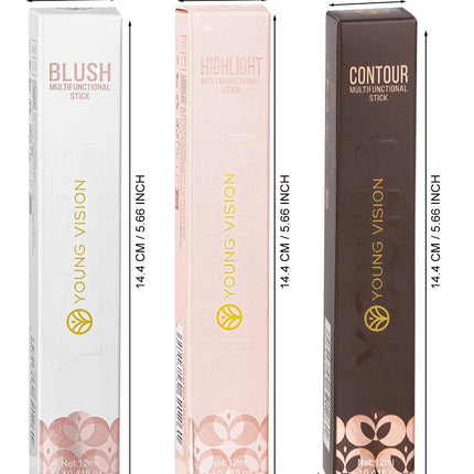 6-colour cushion cotton blush, skin-friendly highlighter that is not irritating, blends naturally without clumping.