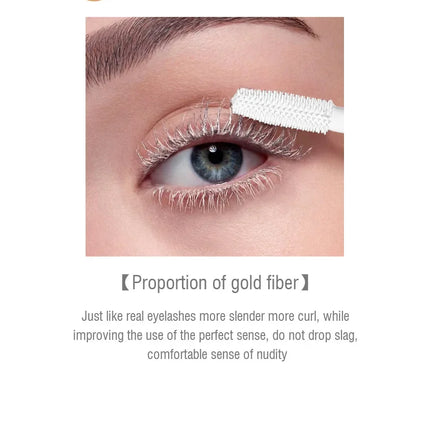 White Base Dense Curly Finalize Does Not Smudge Water Proof Mascara Makeup Cosmetic