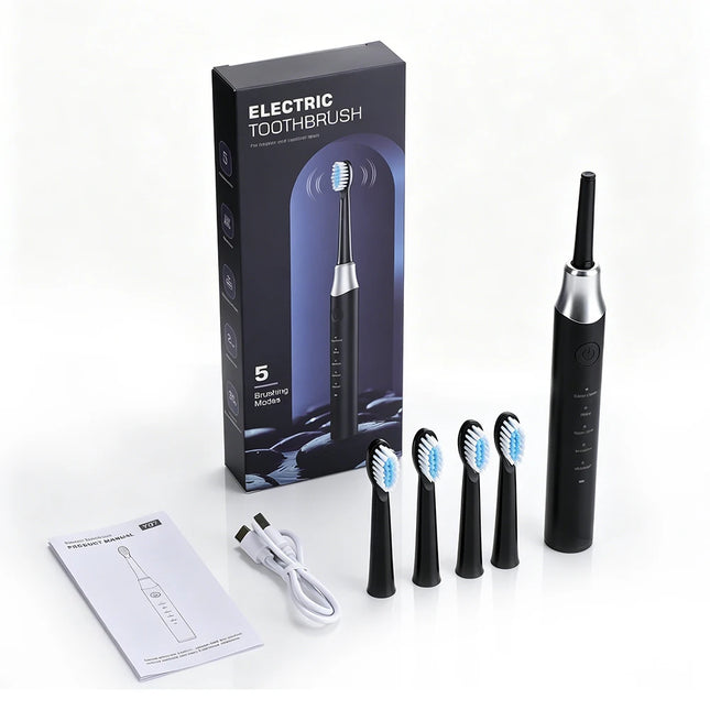 IPX7 Waterproof Sonic Electric Toothbrush 5 Cleaning Modes Deep Clean Whitening Tooth Brush Gum Care Smart Timing Low Noise