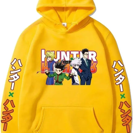 2024 Hunter X Hunter Hooded Hoodies Anime Hoodie Fleeced Streetwear Sweatshirt Oversized Clothes Sweater Pullover Men Women