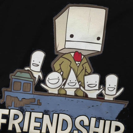 Friendship is the Best Ship T-Shirt - Castle Crashers Cotton Tee for Men