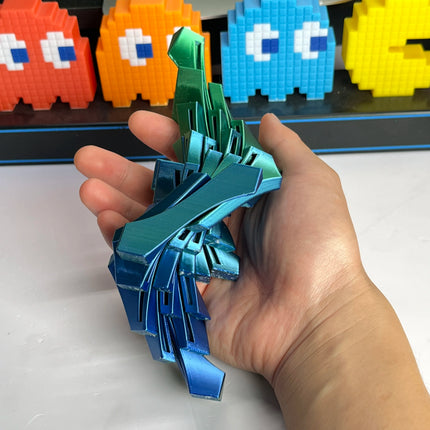 3D Printed Slime Effect Cube Fidget Toy, Stress Relief Desk Toy