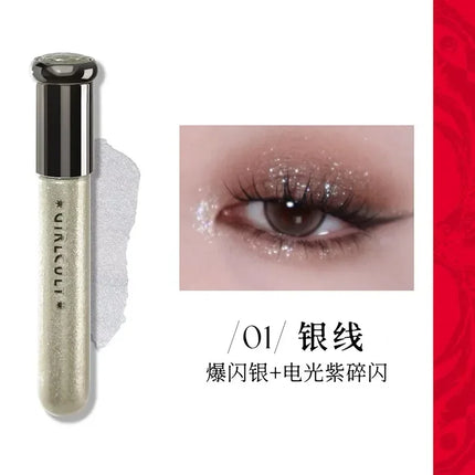 Girlcult Chameleon Liquid Eyeshadow Fine Glitter Chameleon Sleeper Silkworm Highlight Monochromatic Eyes Makeup