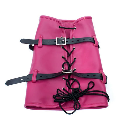 BDSM Leather Calf Cuffs Bondage Accessories with Fetish Restraint Bag Belts for Couple Orbs Vagina Clitoris Stimulator Sex Toys