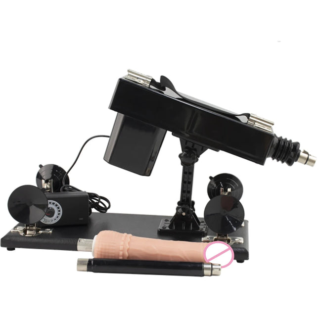 FREDORCH Sex Machine for Woman Adjustable Masturbating Pumping with 3XLR Accessories Sex Gun Love Machine for Men Adult Toys