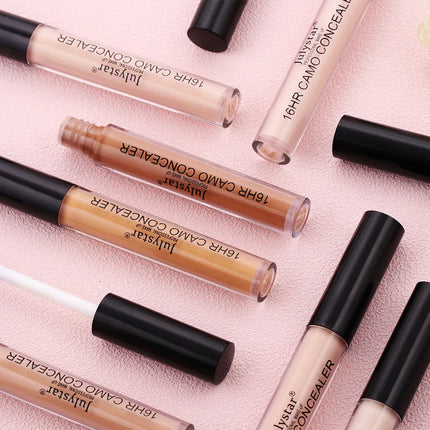 Julystar 6 Color Concealer Waterproof Portable Concealer Speckle Tattoo Cover Up Skin Liquid Foundation 16 Hr Lasting Cosmetics