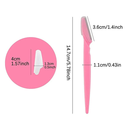 5-100PCS Eyebrow Trimmer Blade Face Razor 1 Color Face Blade Shavers Hair Remover Shaver Safety Razor Microblading Too