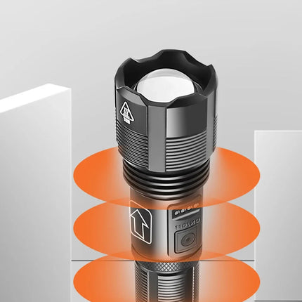 Aluminum Alloy XHP70.2 XHP50.2 Tactical Hunting Torch 4 Core Led Flashlight 18650 AAA Battery Usb Rechargeable Zoomable Lantern