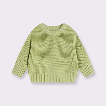 0-7T Toddler Kid Baby Boy Girl Winter Clothes Newborn Baby Sweater Infant Knit Pullover Top Casual Basic Top Knitwear Outfit