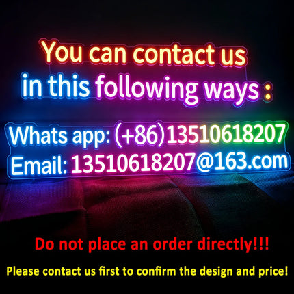 Custom Acrylic Sign Personalise Signboard Business Neon Logo LED Backlight Name Signs Decor for Shop Office Door Sign Wall Decor
