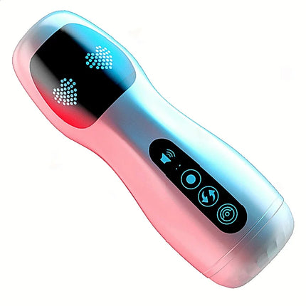 Male Masturbation Cup Automatic Sucking Vibration Oral Sex Real Vagina Blowjob Machine Adult Sex Shop Electric Vibrator