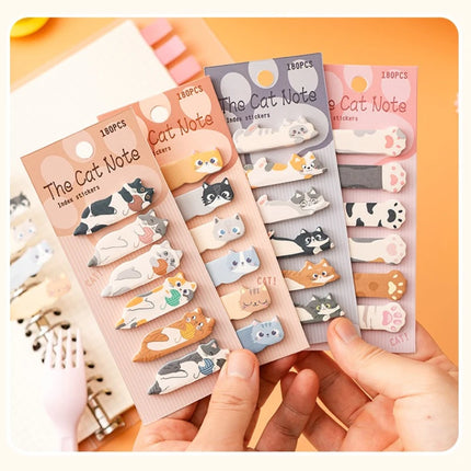 Gift Stationery DIY Leisure Cat Series Cute Paper Memo Pad Sticker Post Sticky Notes Notepad School Office Supplies Memo Pad