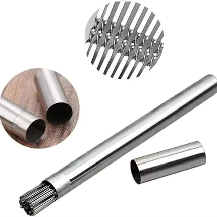 10/31pcs Reusable Stainless Steel Barbecue Skewers BBQ Kebab Iron Sticks for Outdoor Camping Picnic Cooking Tools