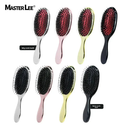 Electric Plating Small Air Cushion Comb Hair Extension Brush Shampoo Massage Fluffy Styling Comb Professional Salon Tool
