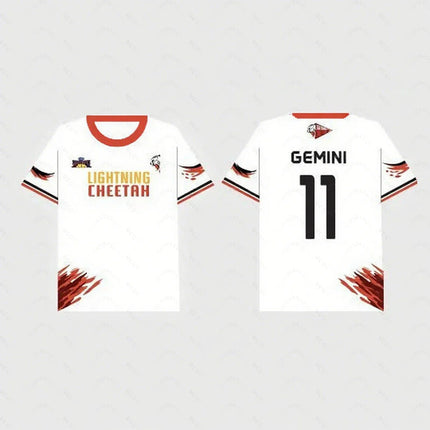 2025 Summer Round Neck Casual Thailand Men And Women Gmm Tv Sports Meeting Jerseys 3d Printed Short-Sleeved Red Team T-Shirts