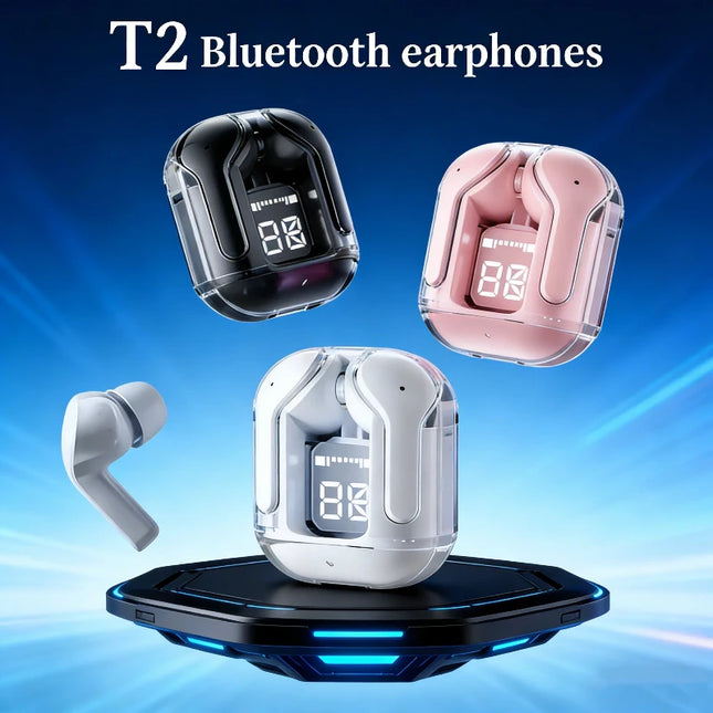 Original T2 Bluetooth headset wireless Bluetooth headset HIFI sound quality headset applicable to smartphones