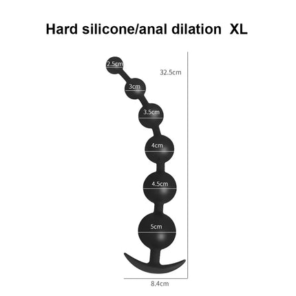 3/4/5/6 Huge Anal Beads Hard Silicone Anal Balls Sex Toys For Women Men Prostate Massage Big Butt Plug Anal Dilation Masturbator