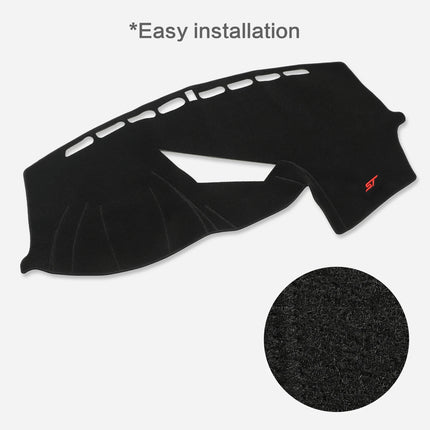 Car Dashboard Mat for Ford Focus ST RS 2012 2013 2014 2015 2016 2017 2018 Sunshade Protective Carpet Dash Mat Dashmat