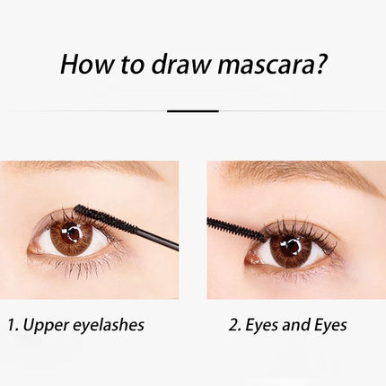 1 pcs 4D Silk Fiber Eyelash Lengthening Mascara Waterproof Long Lasting Eyelashes Black Eyelash Extension Makeup 3D Mascara Cos
