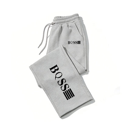 BQSS Printed Joggers Pants for Men and Women High Quality Breathable Sweatpants for Running Casual Loose Sweatpants