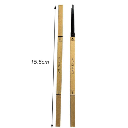 5 Color Waterproof Matte Eyebrow Pen Makeup Double Head Long Lasting Brown Non-Smudged Eye Brow Pencil Tint with Brush Cosmetics