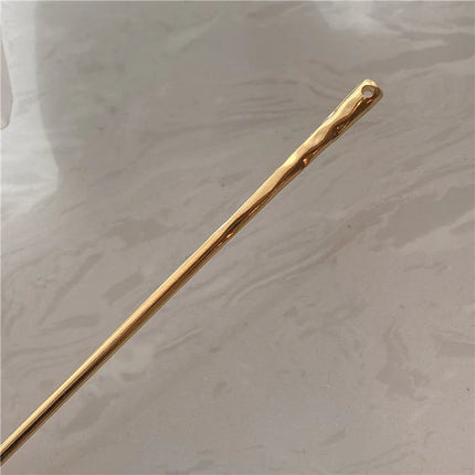 Fashion Butterfly Hair Sticks for Women Metal Hair Clip Pins Minimalist Irregualr Girls Hairpins Hair Bun Maker Headwear