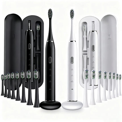 Compatible with Oral B Ultra Electric Toothbrush 3D Rotation Rechargeable Teeth Brush Pressure Sensor 8 Brushing Modes 2 Min Tim