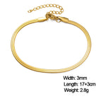 1 Snake Chain / 17-22 cm