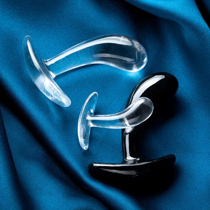 Unisex TPE Thumb Anal Butt Plug 3-Piece Set Prostate Massage Insert G-Spot Wearable Stimulation Sex Toy for Adults Men Women