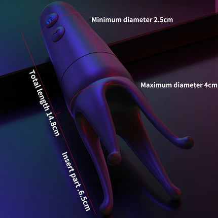 Penis Trainer Electric Shock Male Masturbator Penis Vibrator 10 Vibrating Modes Male Stroker 360°Wrapped Adult Sex Toys for Men