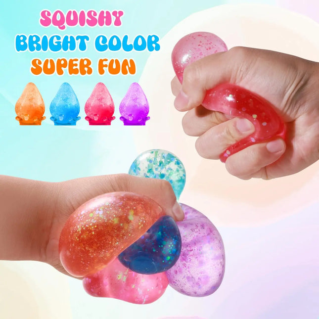 Dream Squishy Drop Stress Balls Fidget Toy Silicone Sensory Toys for Kids Autism, ADHD, Sensory Stress Relief Toys Birthday Gift