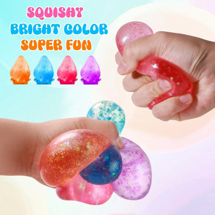 Dream Squishy Drop Stress Balls Fidget Toy Silicone Sensory Toys for Kids Autism, ADHD, Sensory Stress Relief Toys Birthday Gift