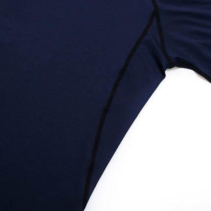 Compression T Shirt Men Summer Sportswear Running T-shirt Elastic Quick Dry Sport Tops Tee Athletic Gym Workout Shirts Men
