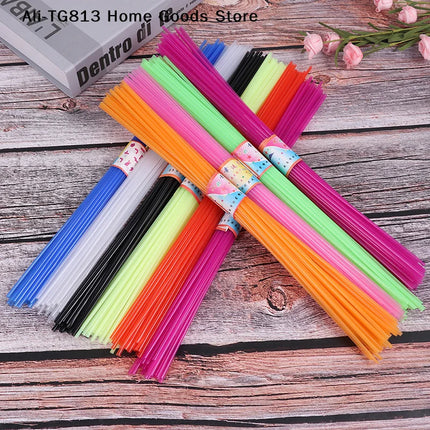 [TG813]350pcs Children DIY Folded Star Plastic Straw Lucky Transparent Tube Origami