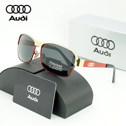 AUDI Brand Polarized Sunglasses Luxury Men Driving Sun Glasses Male UV400 Goggles Oculos De Sol Masculino