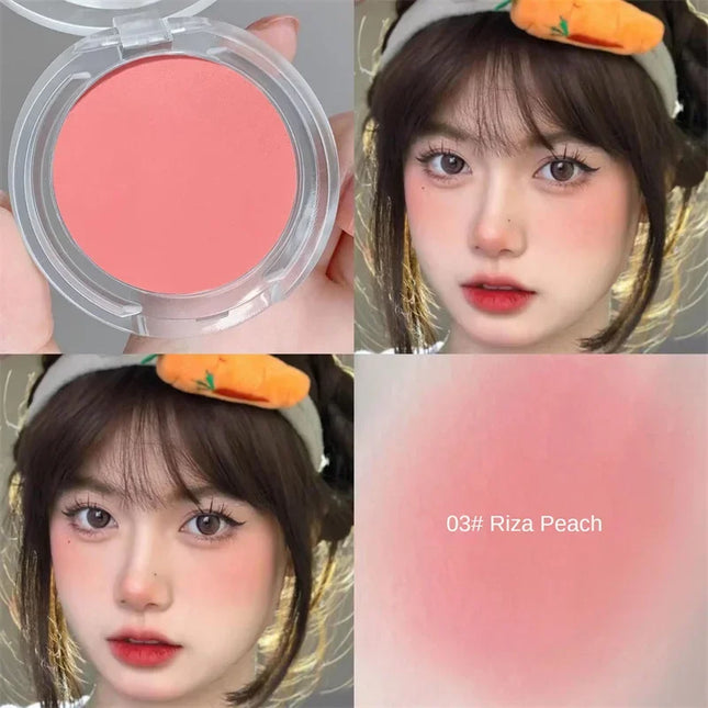 Face Waterproof Face Contouring Cosmetics Blush Matte Natural Cheek Tint Brighten Blusher Powder Women Makeup Tools