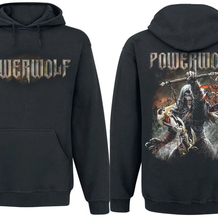 Power Meta Rock Band Powerwolf Graphic Print Hoodie Men Women Oversized Pullover New Fashion Streetwear Hip Hop Style Sweatshirt
